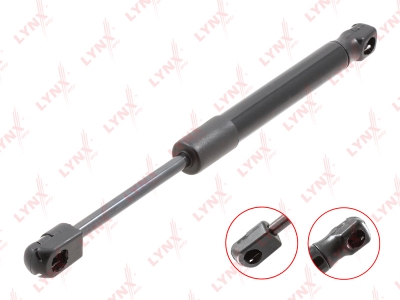 Gas spring, boot-/cargo area